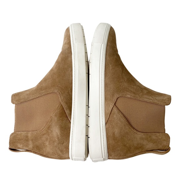 Vince Newlyn Suede Slip On Chelsea Boots Booties Leather Water Resistant Size 8 - Picture 11 of 16